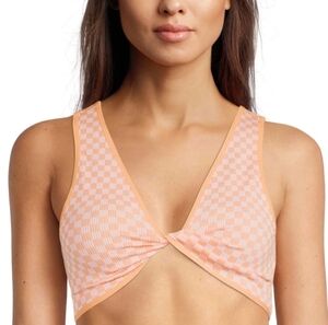 No Boundaries Women's Seamless Reversible Twist Bralette